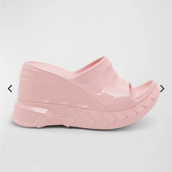 Givenchy Pink Platform Sandals - Picture 1 of 10